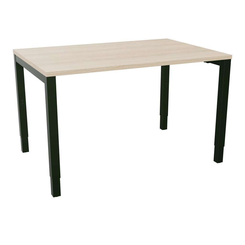 Bureau rectangle Arial - Plateau mélaminé gris perle