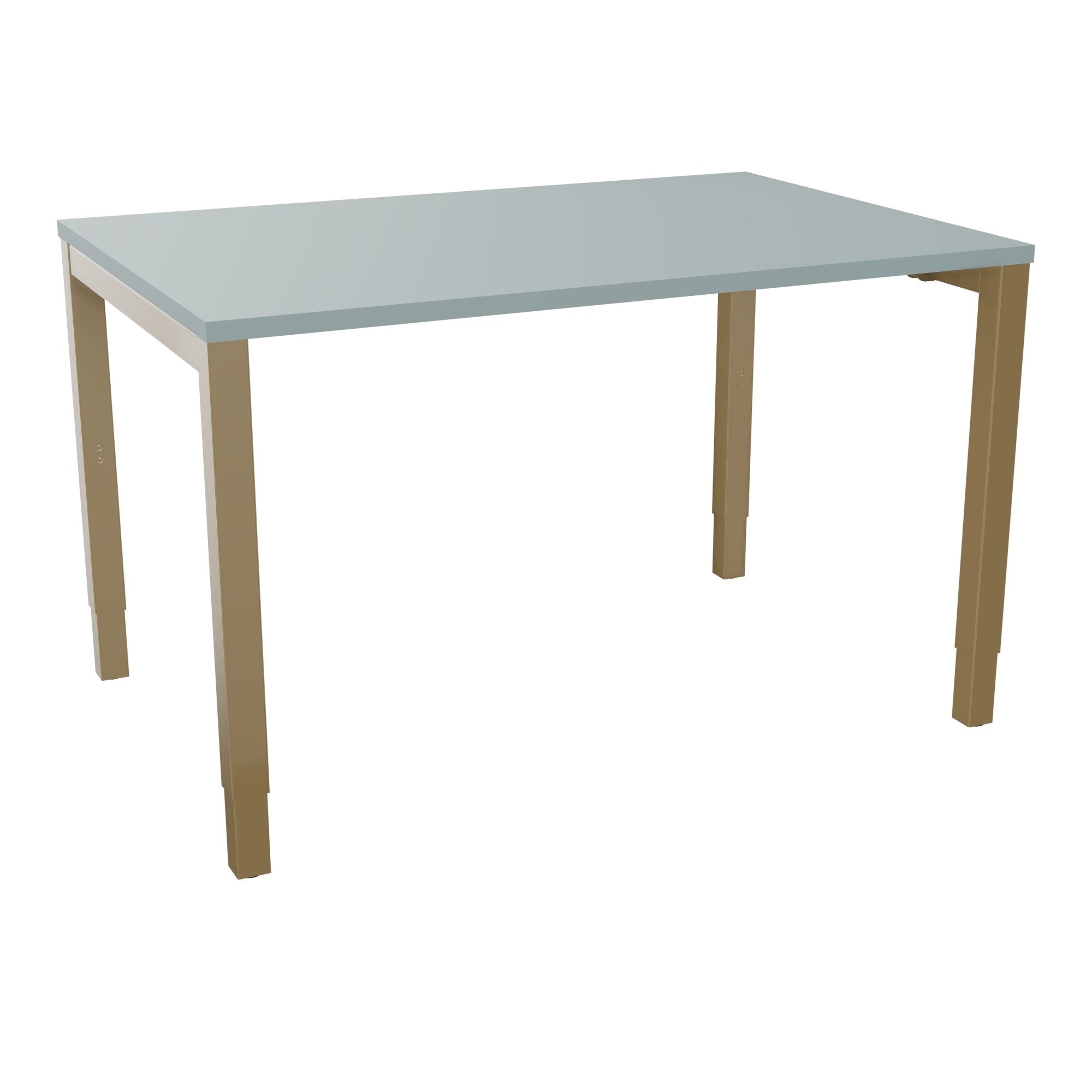 Bureau rectangle Arial - Plateau mélaminé vert fjord