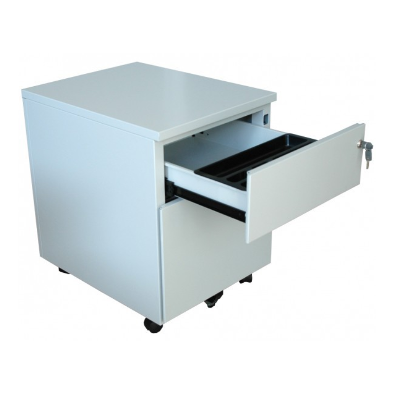 Caisson métal monobloc 2 tiroirs