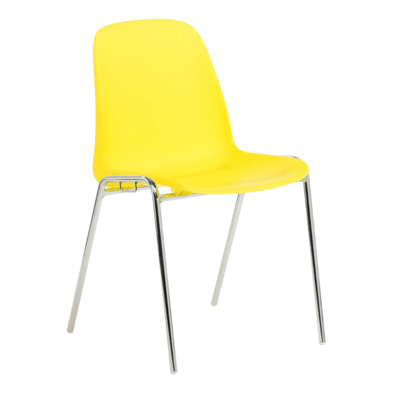 Kit 7 chaises CHARLOTTE givrées et pastel + chariot