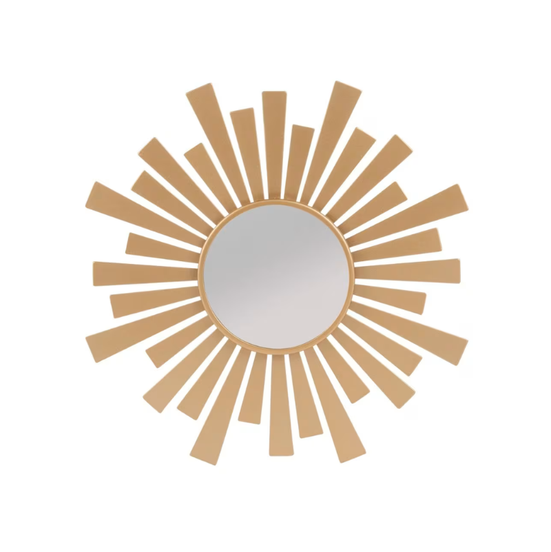 DONGI - set de 3 miroirs en métal doré