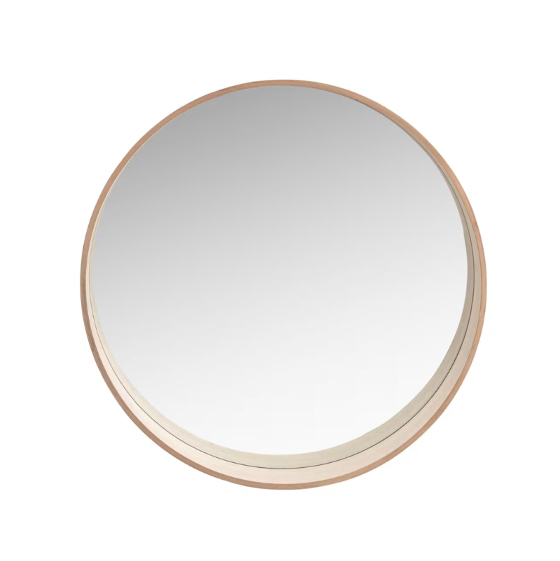 GABRIEL - miroir rond beige d55