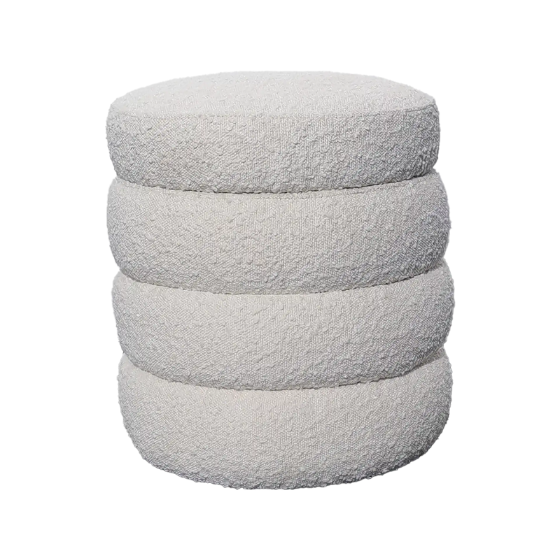 Pouf rond KURLY