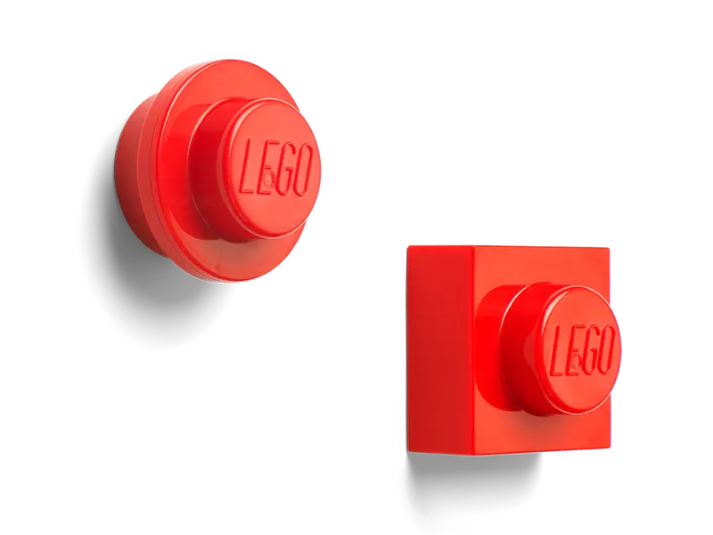 Ensemble d’aimants coloris Rouge