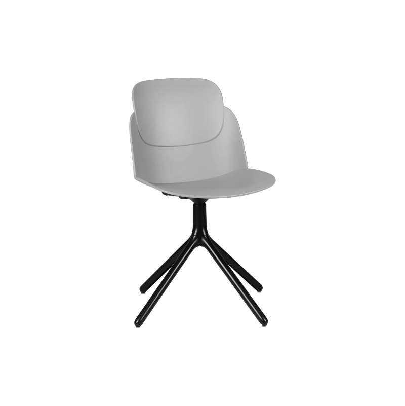 Chaise LOOPS piètement pyramide