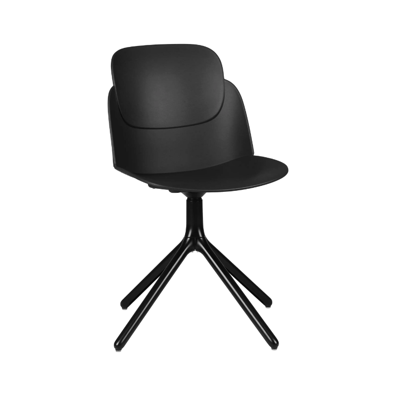 Chaise LOOPS piètement pyramide