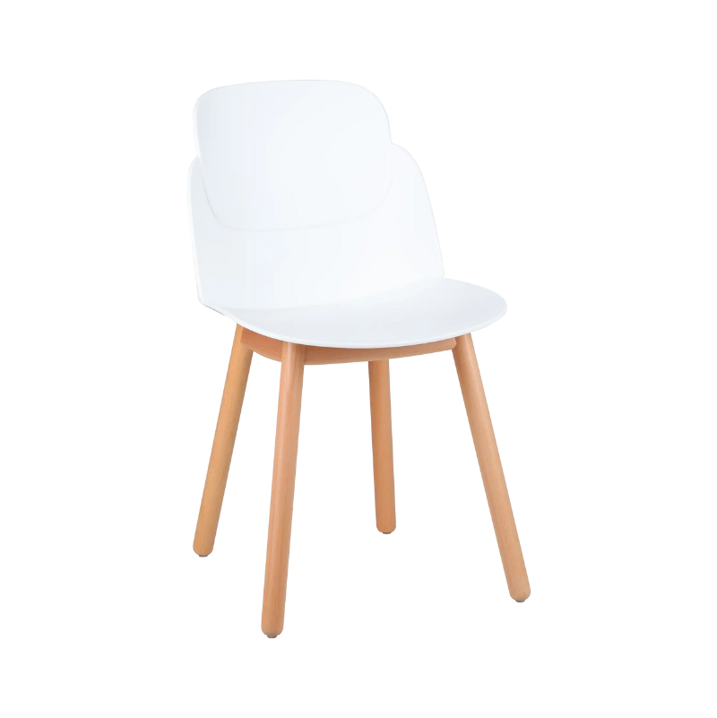 Chaise LOOPS piètement bois