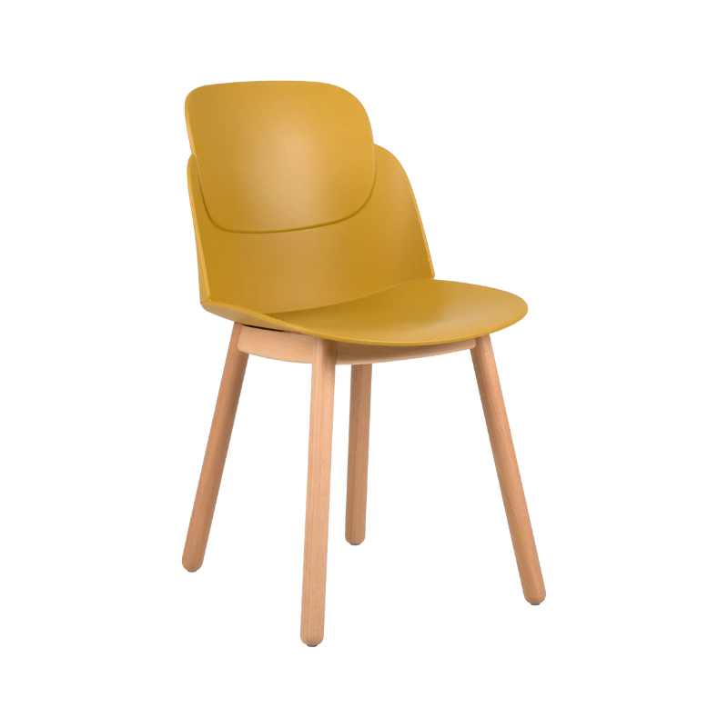 Chaise LOOPS piètement bois