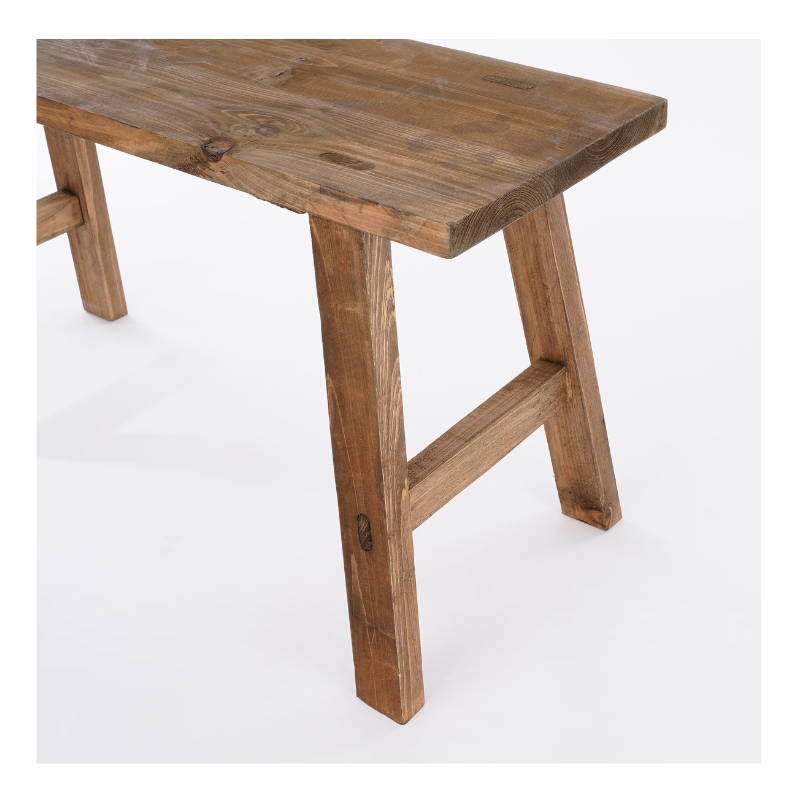 Banc en bois recyclé L80