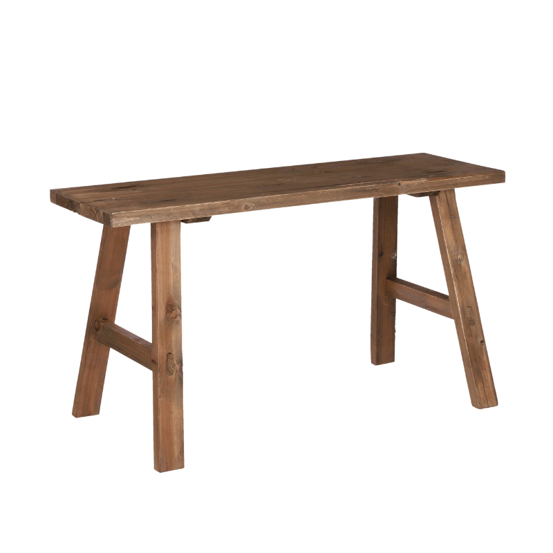 Banc en bois recyclé L80