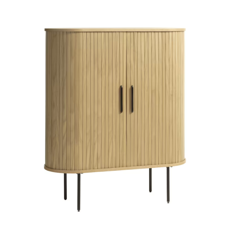 Buffet en bois aux angles arrondis H.118cm