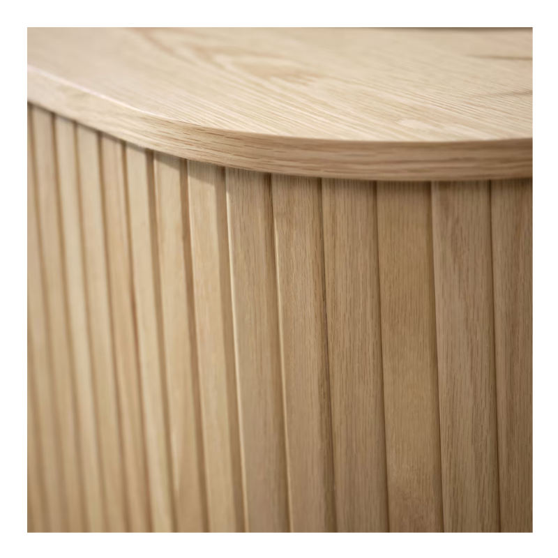 Buffet en bois aux angles arrondis H.118cm