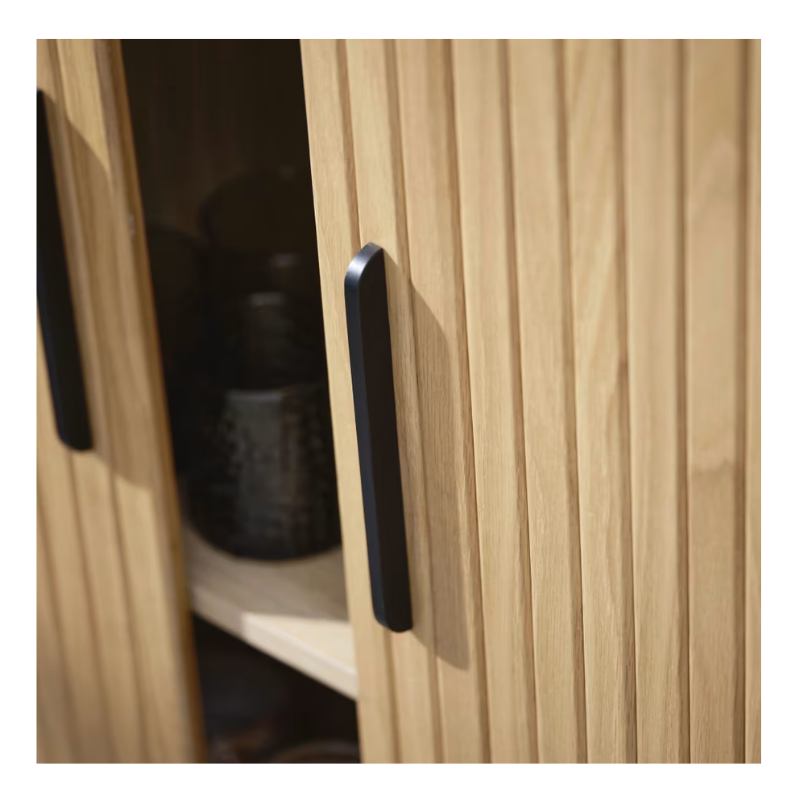 Buffet en bois aux angles arrondis H.118cm