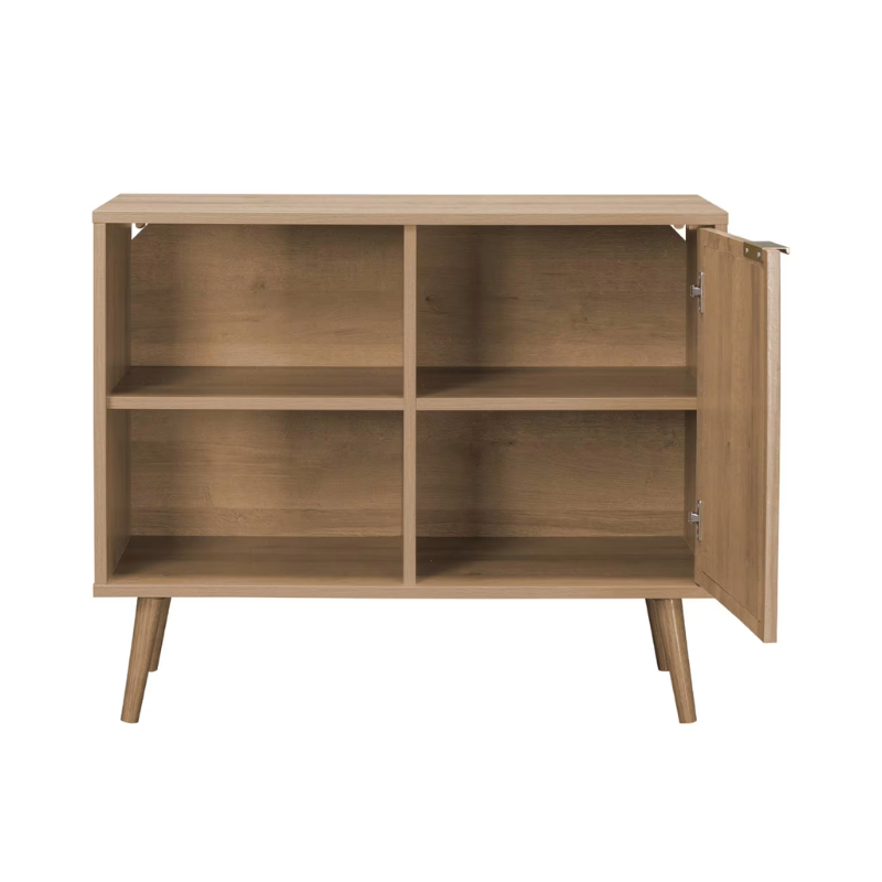 Buffet en bois porte réversible