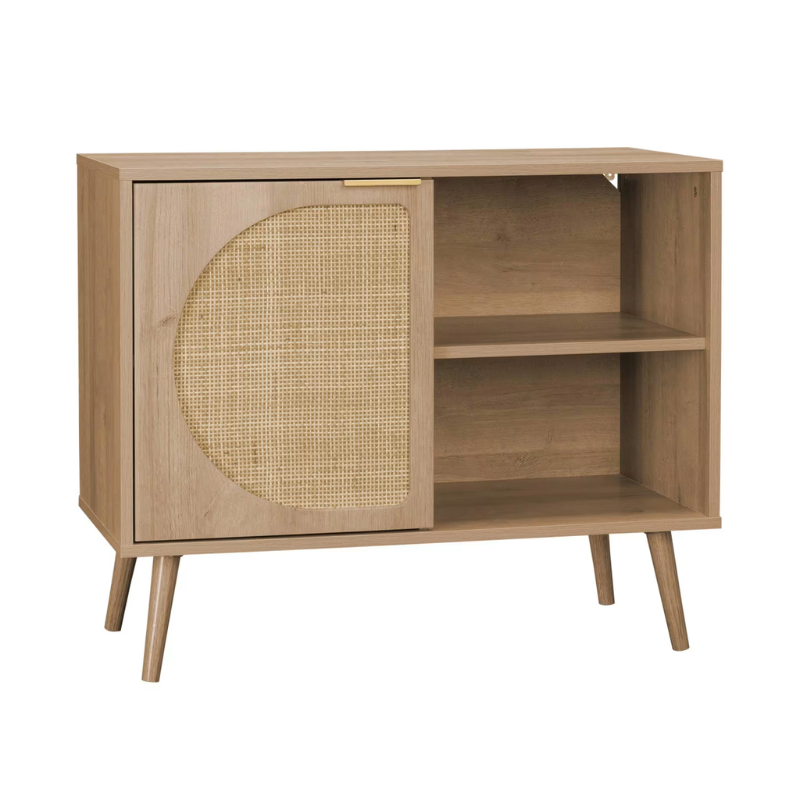 Buffet en bois porte réversible