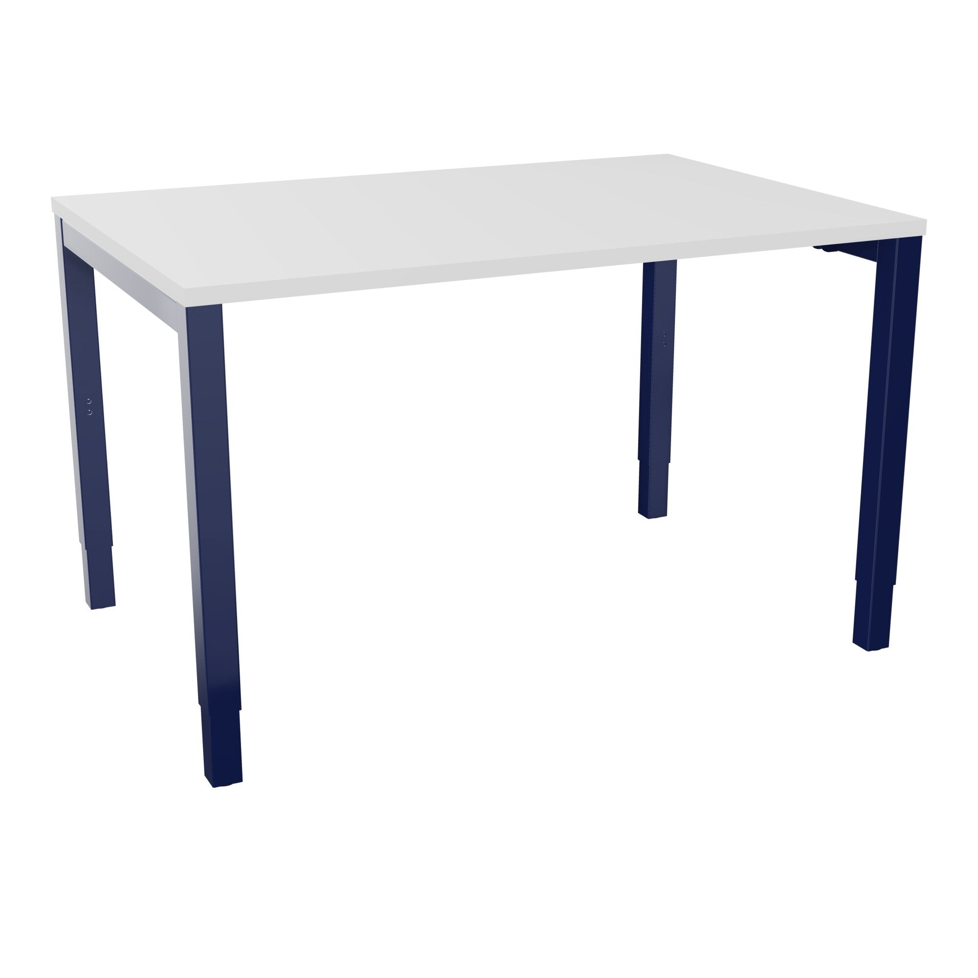 Bureau rectangle Arial - Plateau mélaminé blanc neige