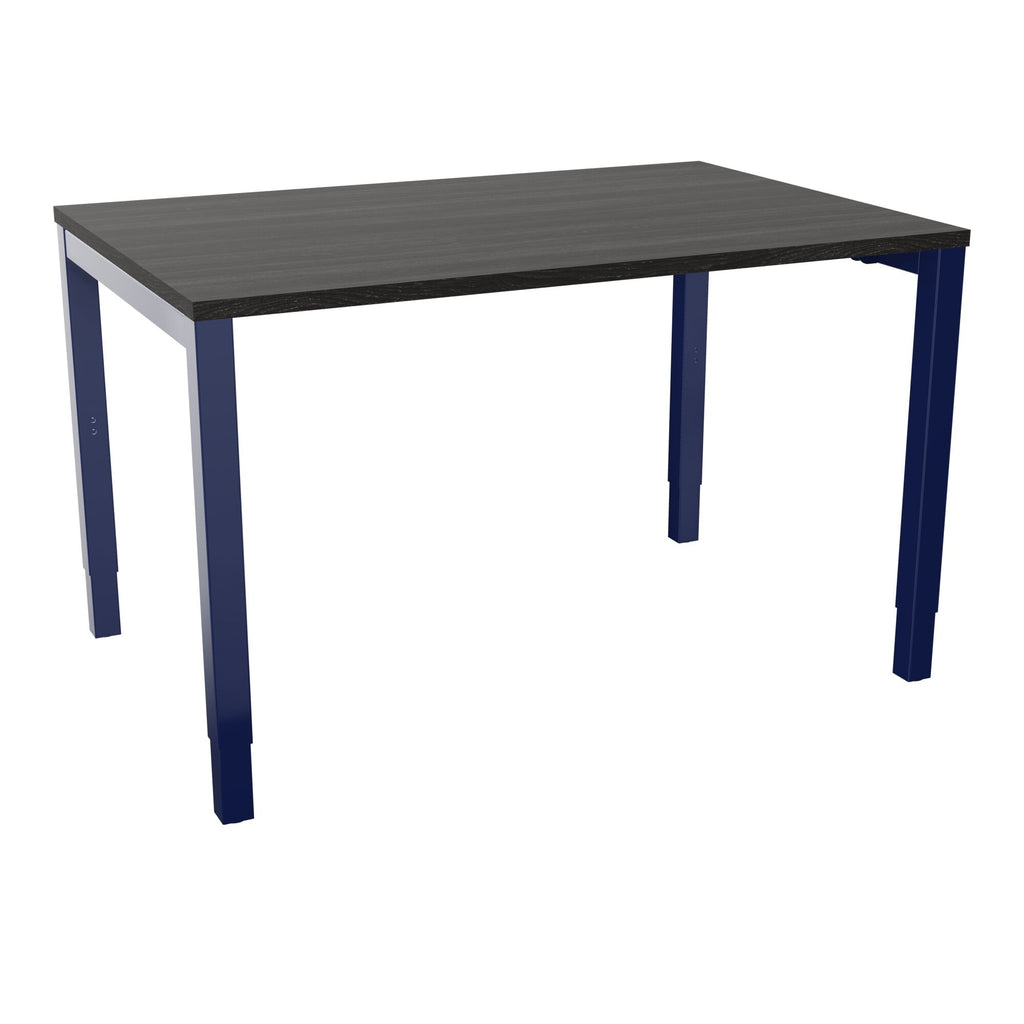 Bureau rectangle Arial - Plateau mélaminé chêne café