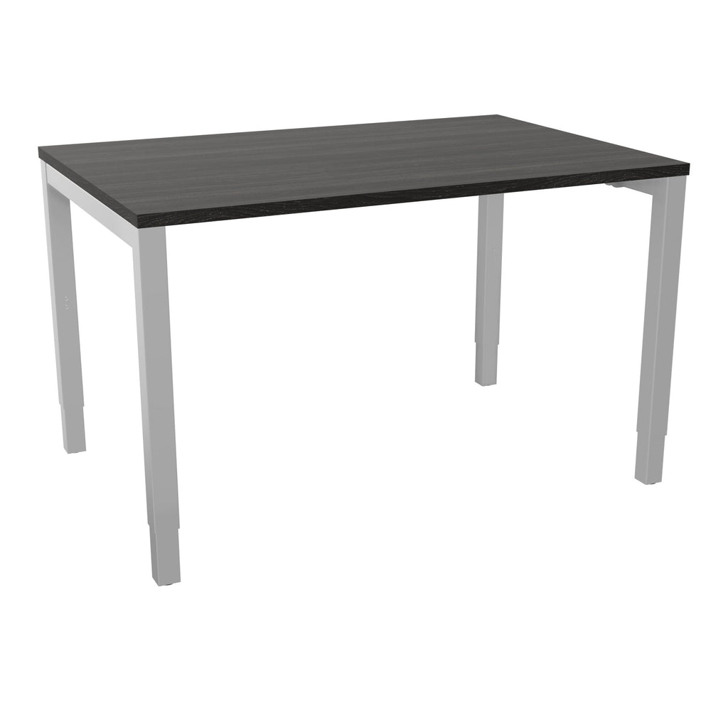 Bureau rectangle Arial - Plateau mélaminé chêne café