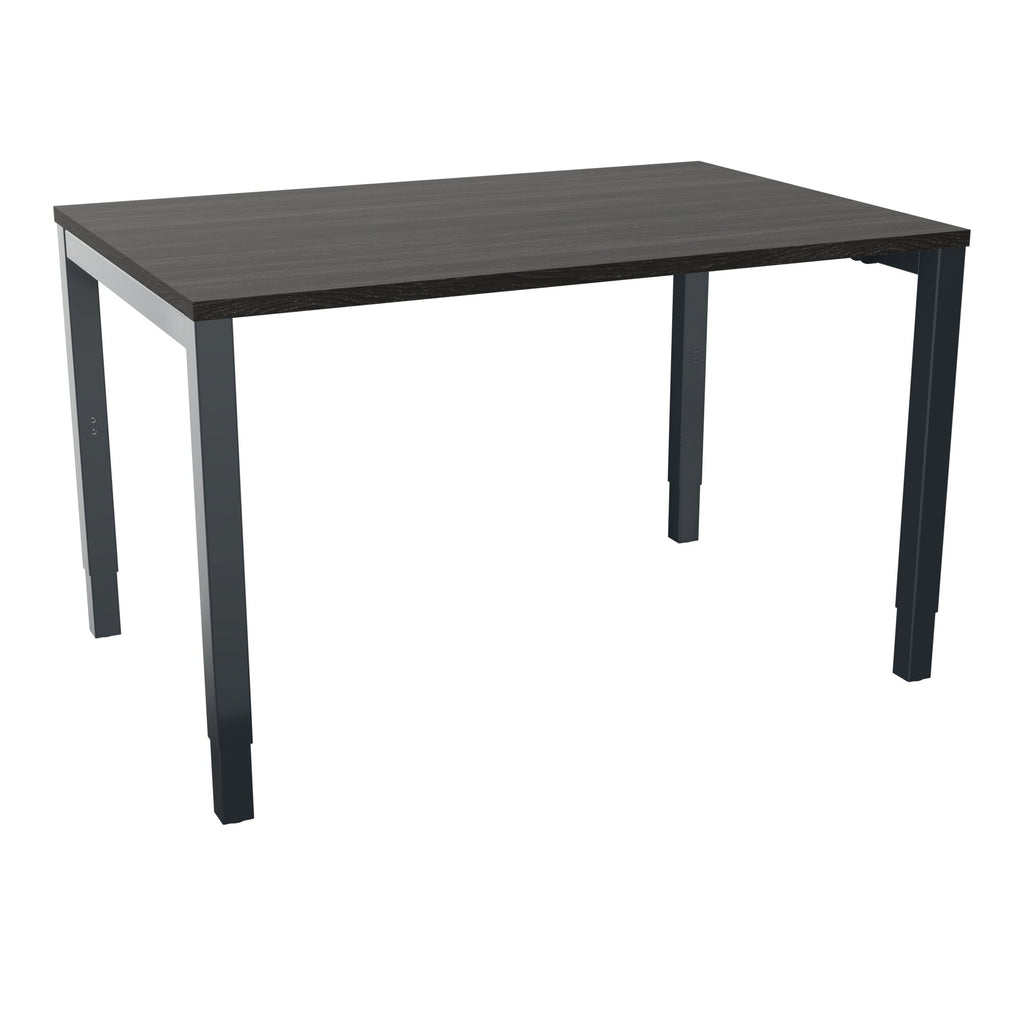 Bureau rectangle Arial - Plateau mélaminé chêne café