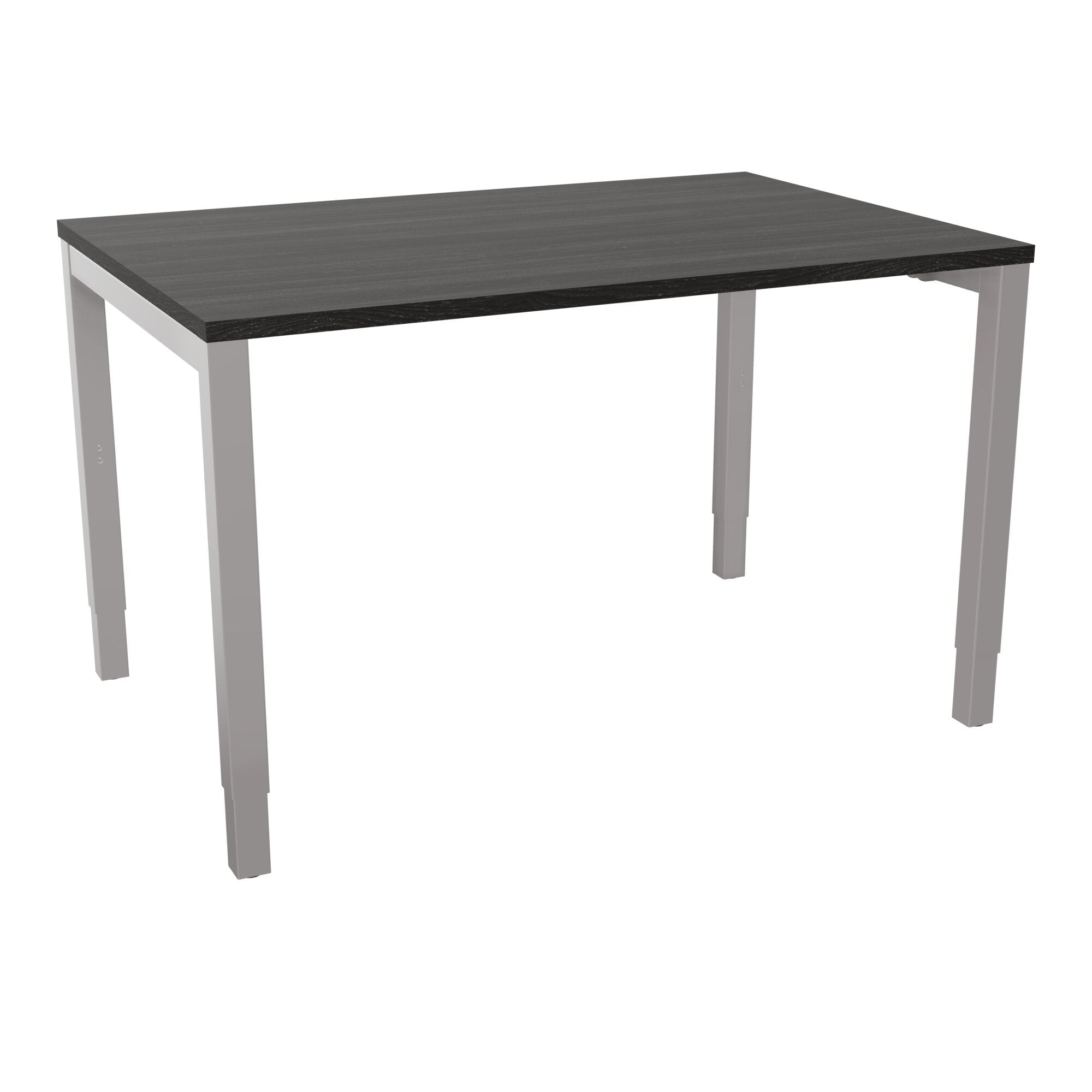 Bureau rectangle Arial - Plateau mélaminé chêne café