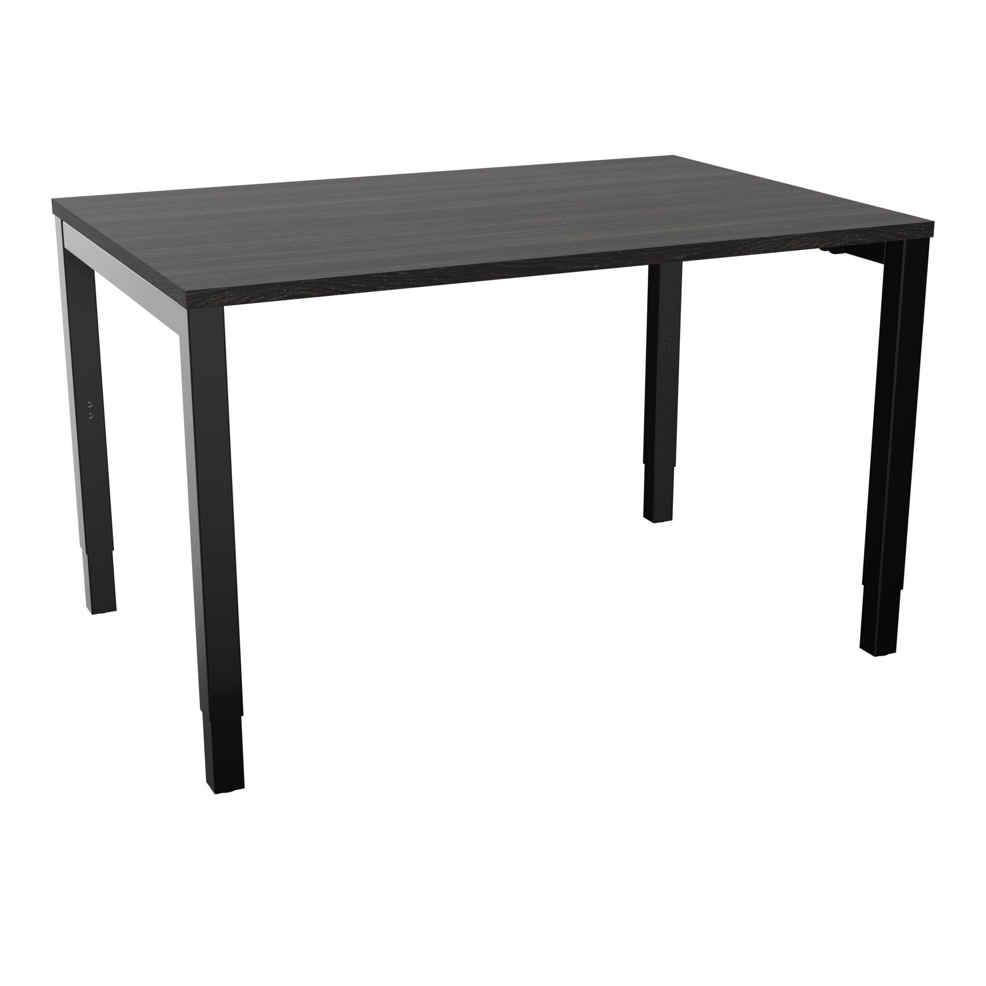 Bureau rectangle Arial - Plateau mélaminé chêne café