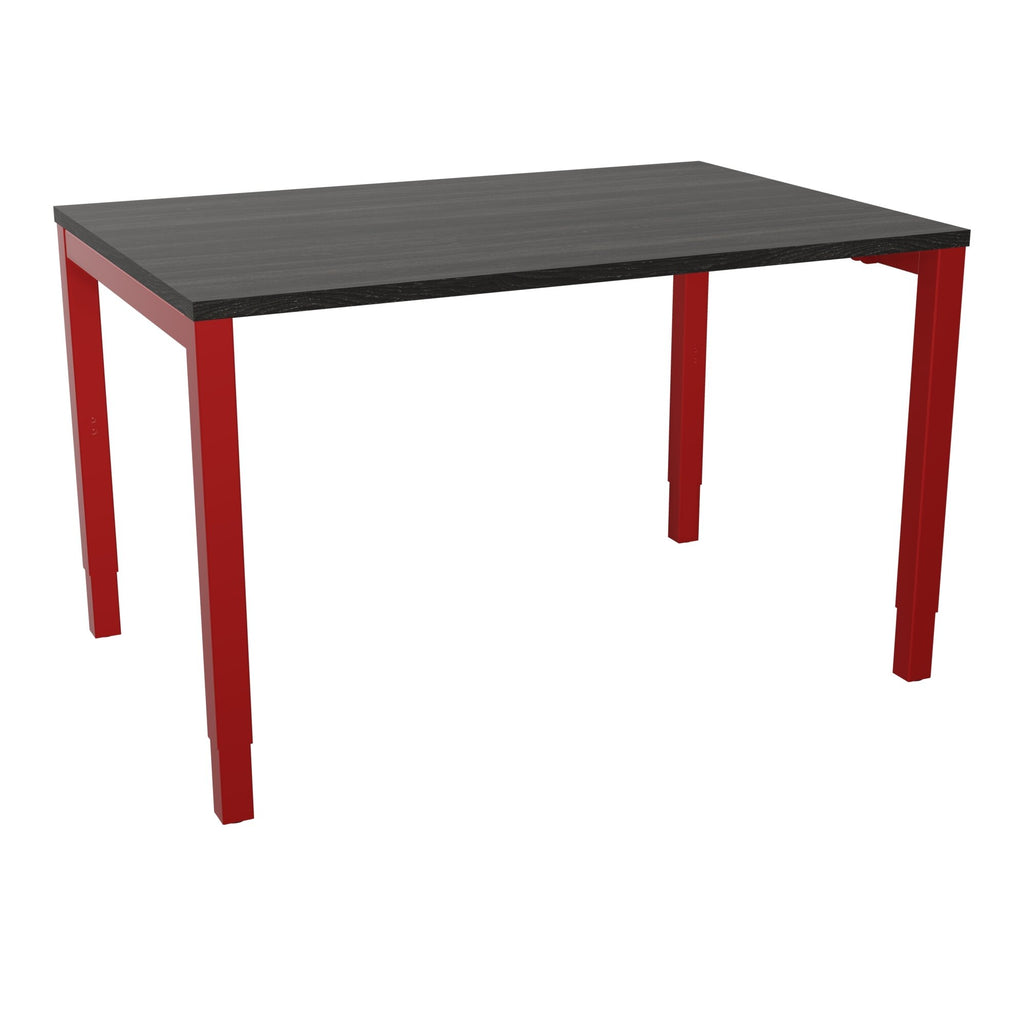 Bureau rectangle Arial - Plateau mélaminé chêne café