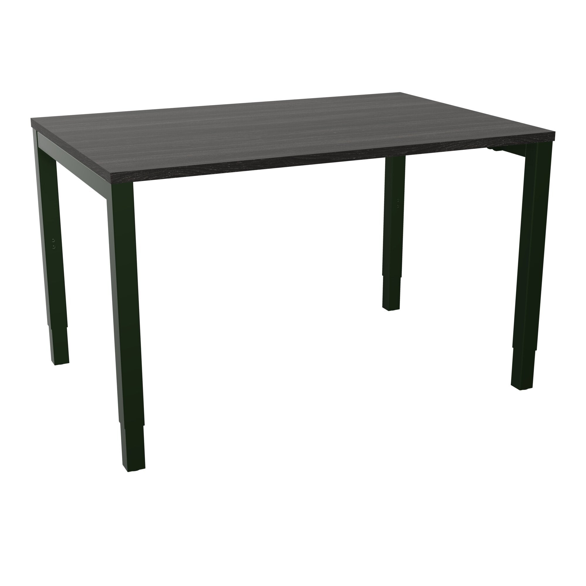 Bureau rectangle Arial - Plateau mélaminé chêne café