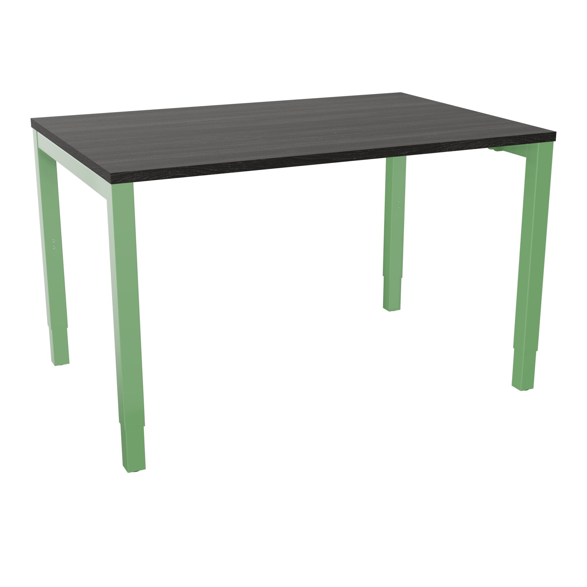 Bureau rectangle Arial - Plateau mélaminé chêne café