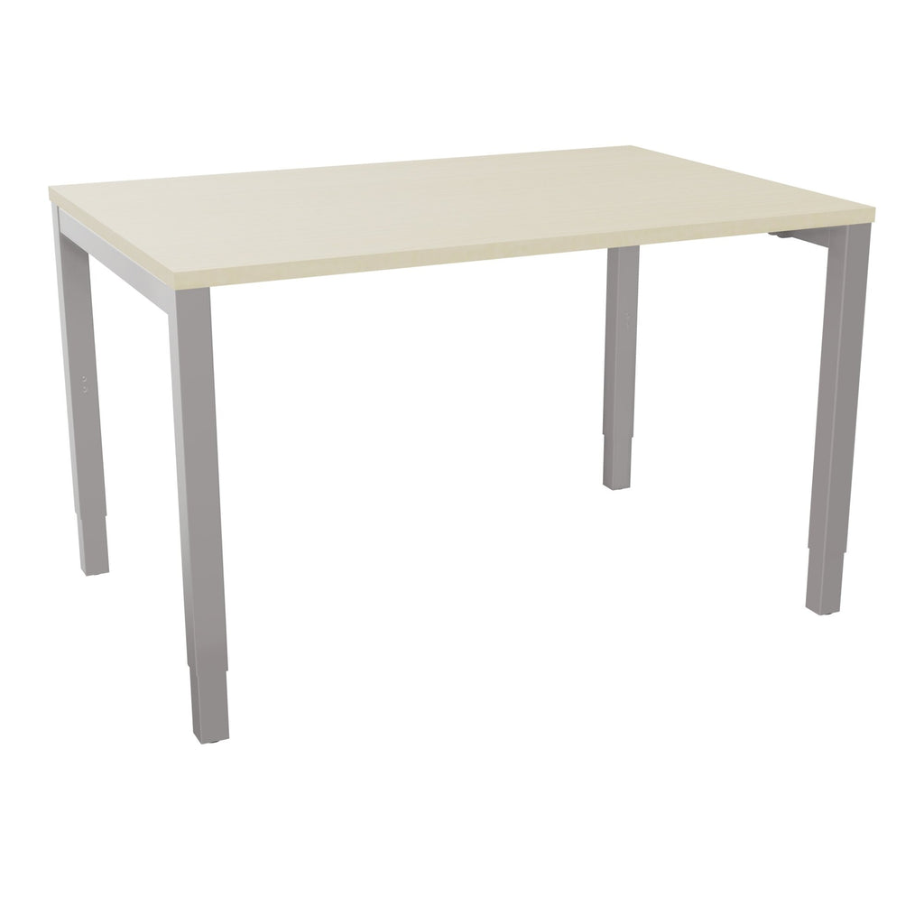 Bureau rectangle Arial - Plateau mélaminé érable blanc