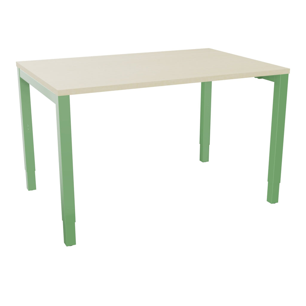 Bureau rectangle Arial - Plateau mélaminé érable blanc