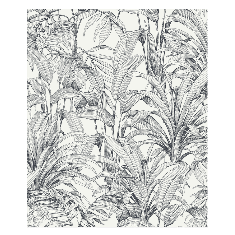 Papier peint intissé Aliare noir et blanc