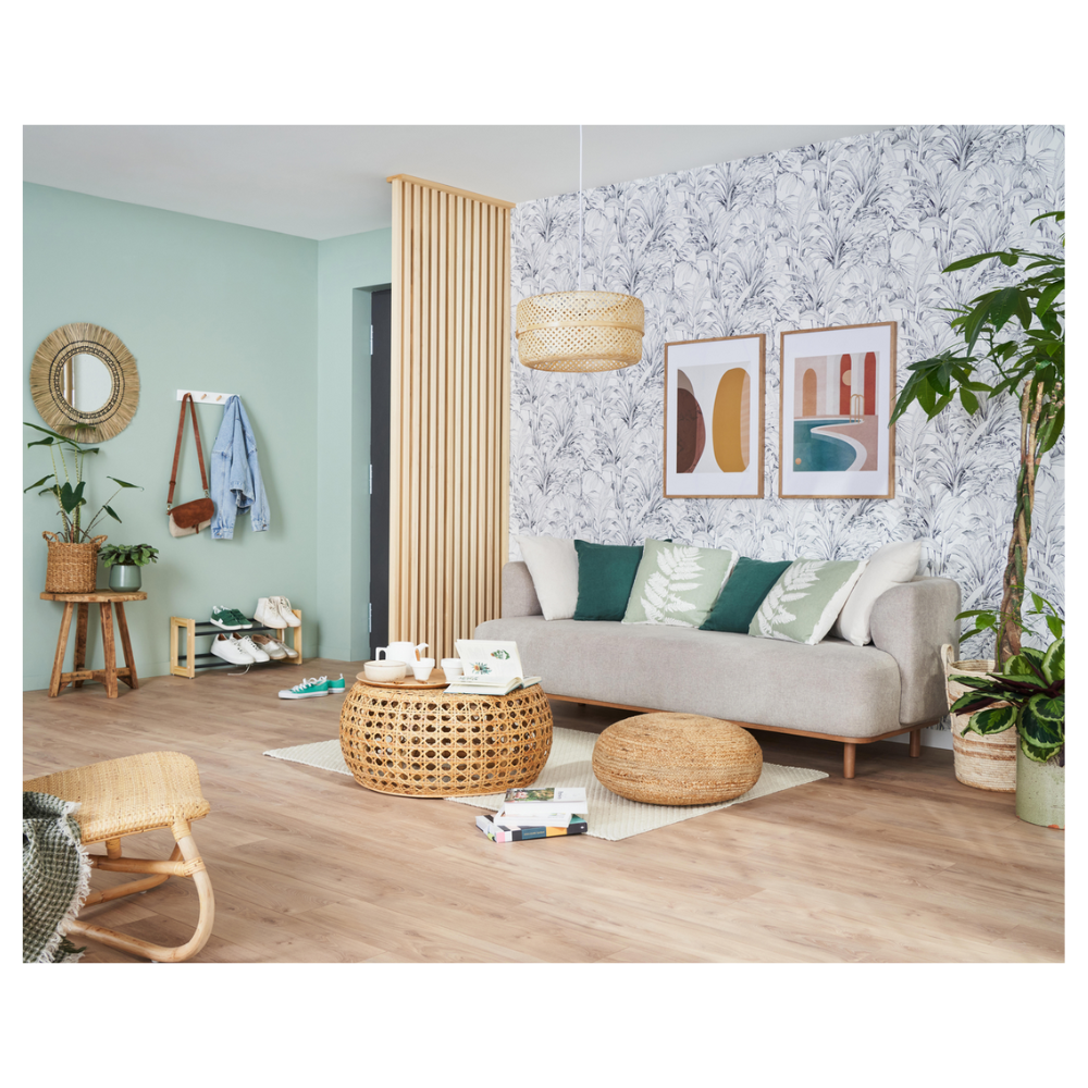 Papier peint intissé Aliare noir et blanc