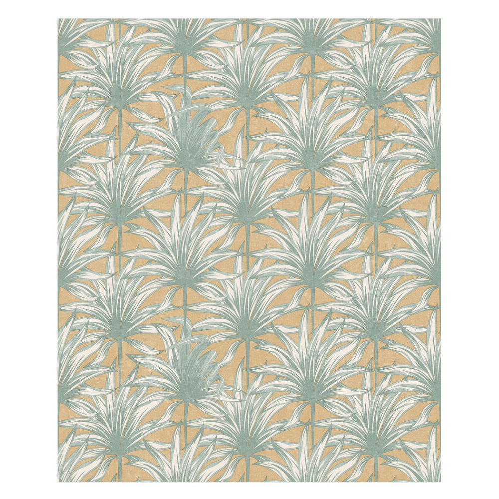 Papier peint intissé Eden feuillage jaune