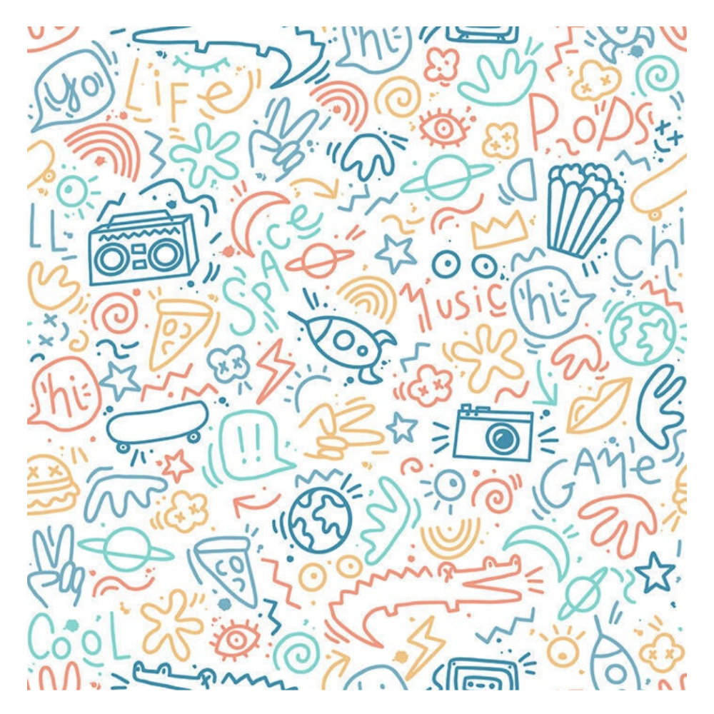 Papier peint intissé Belle histoire Keith multi