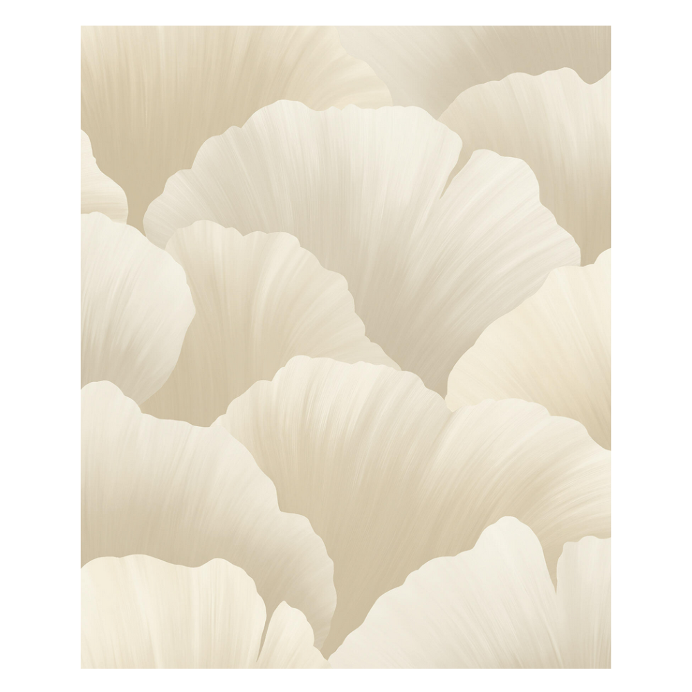 Papier peint intissé Maya hibiscus beige