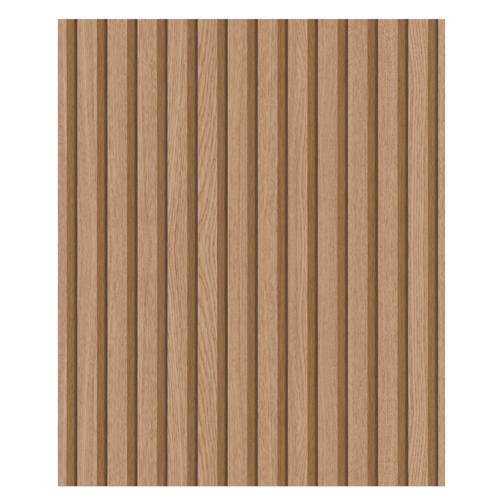 Papier peint intissé Tasseaux bois marron