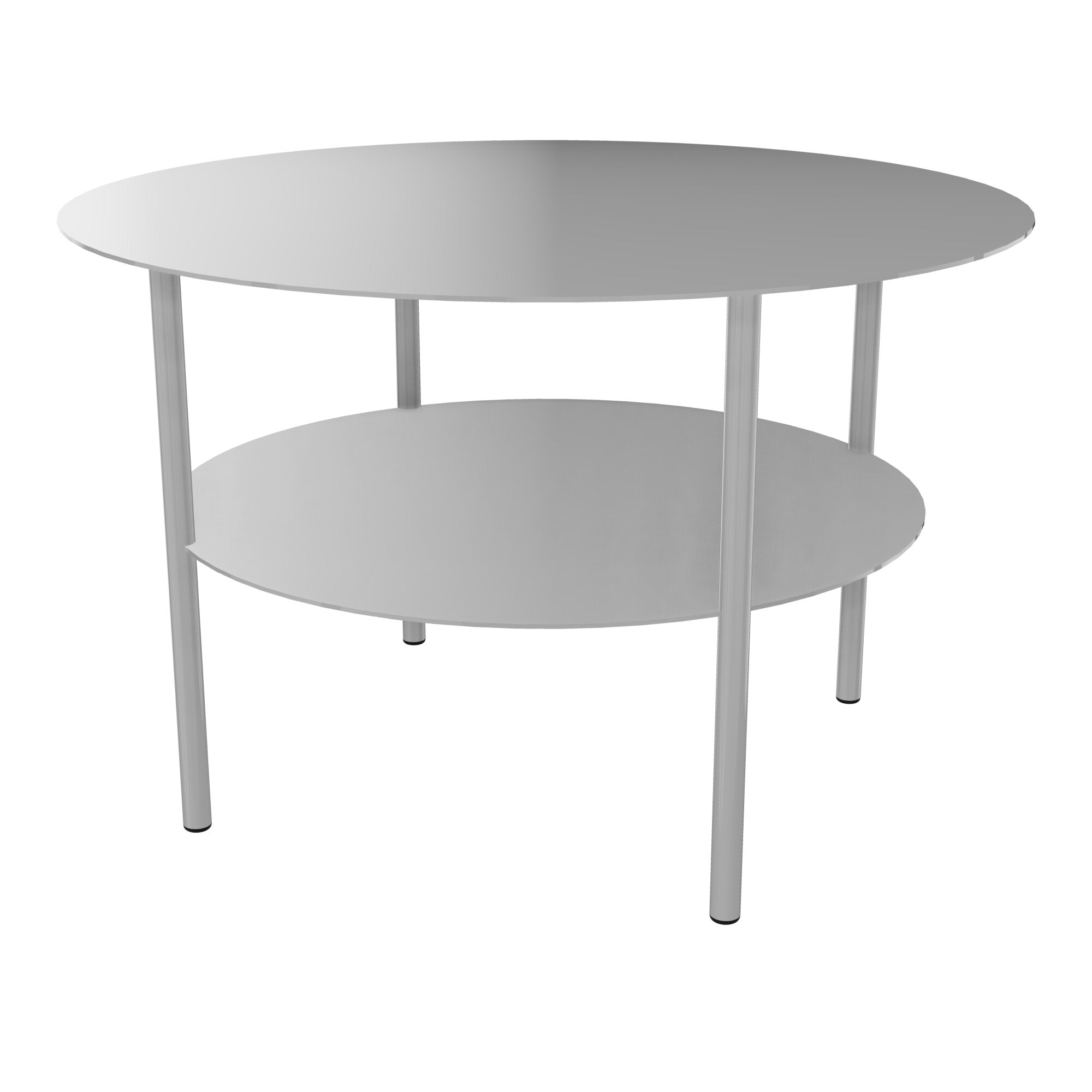 Table basse ronde métallique Zélie D.67 x H.43 cm