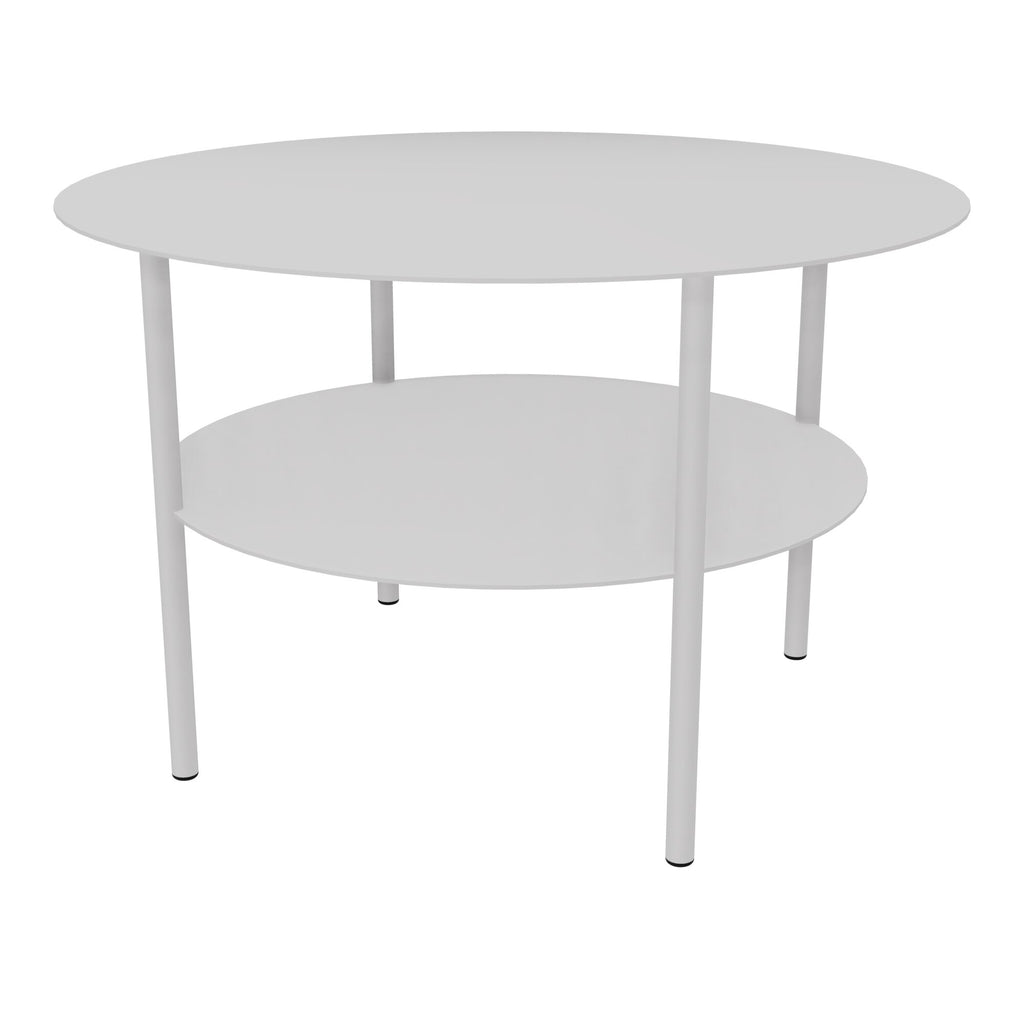 Table basse ronde métallique Zélie D.67 x H.43 cm