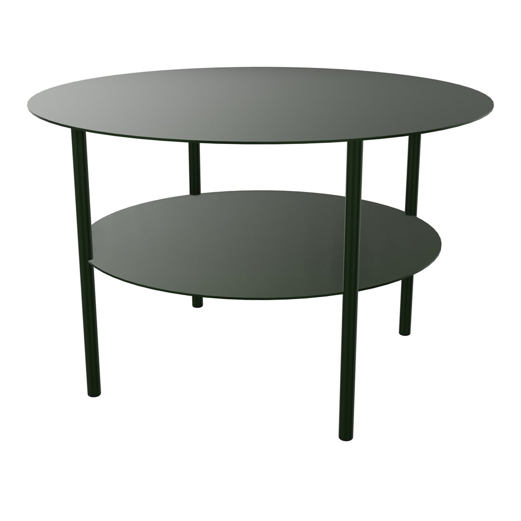 Table basse ronde métallique Zélie D.67 x H.43 cm