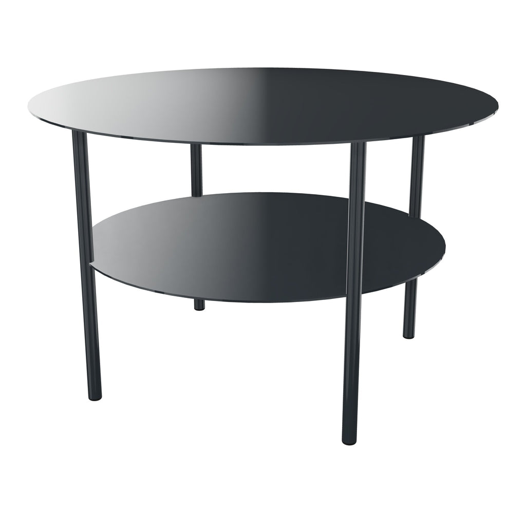 Table basse ronde métallique Zélie D.67 x H.43 cm