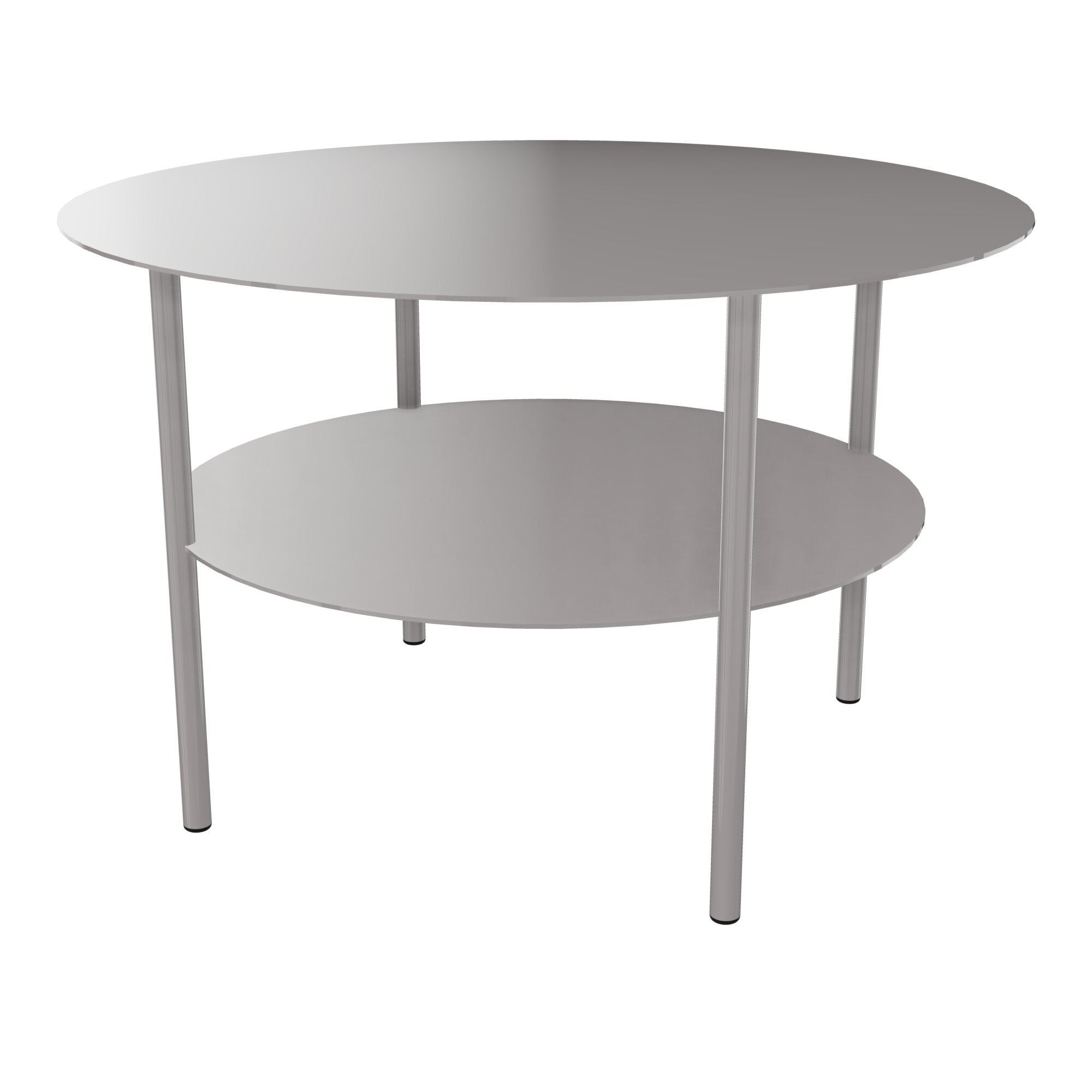 Table basse ronde métallique Zélie D.67 x H.43 cm