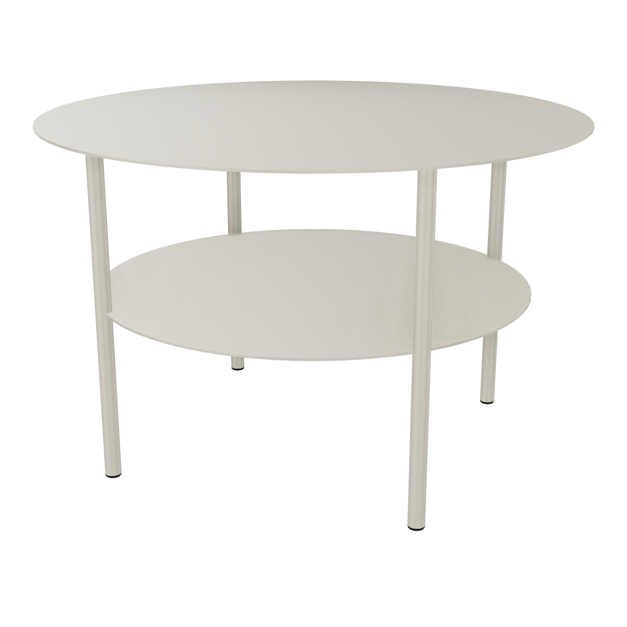 Table basse ronde métallique Zélie D.67 x H.43 cm