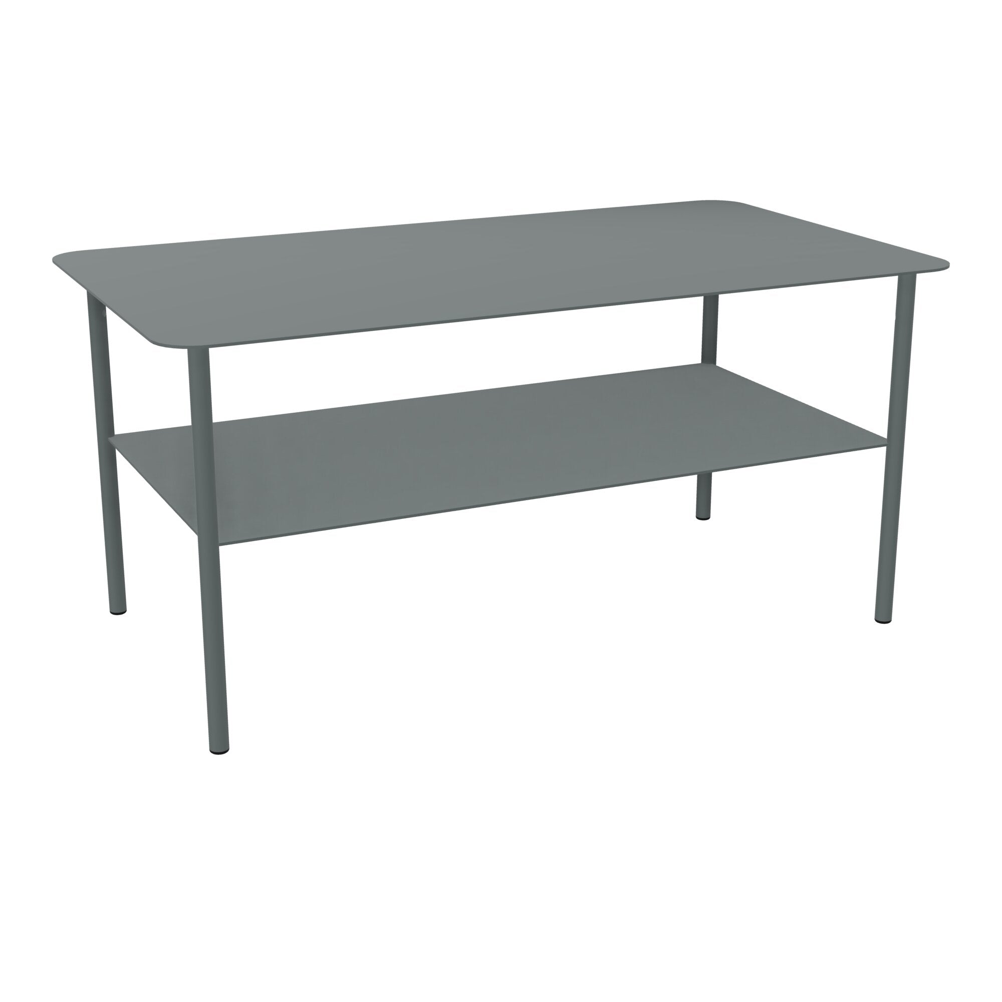 Table basse rectangulaire métallique Zélie L.90 x P.50 x H.43 cm