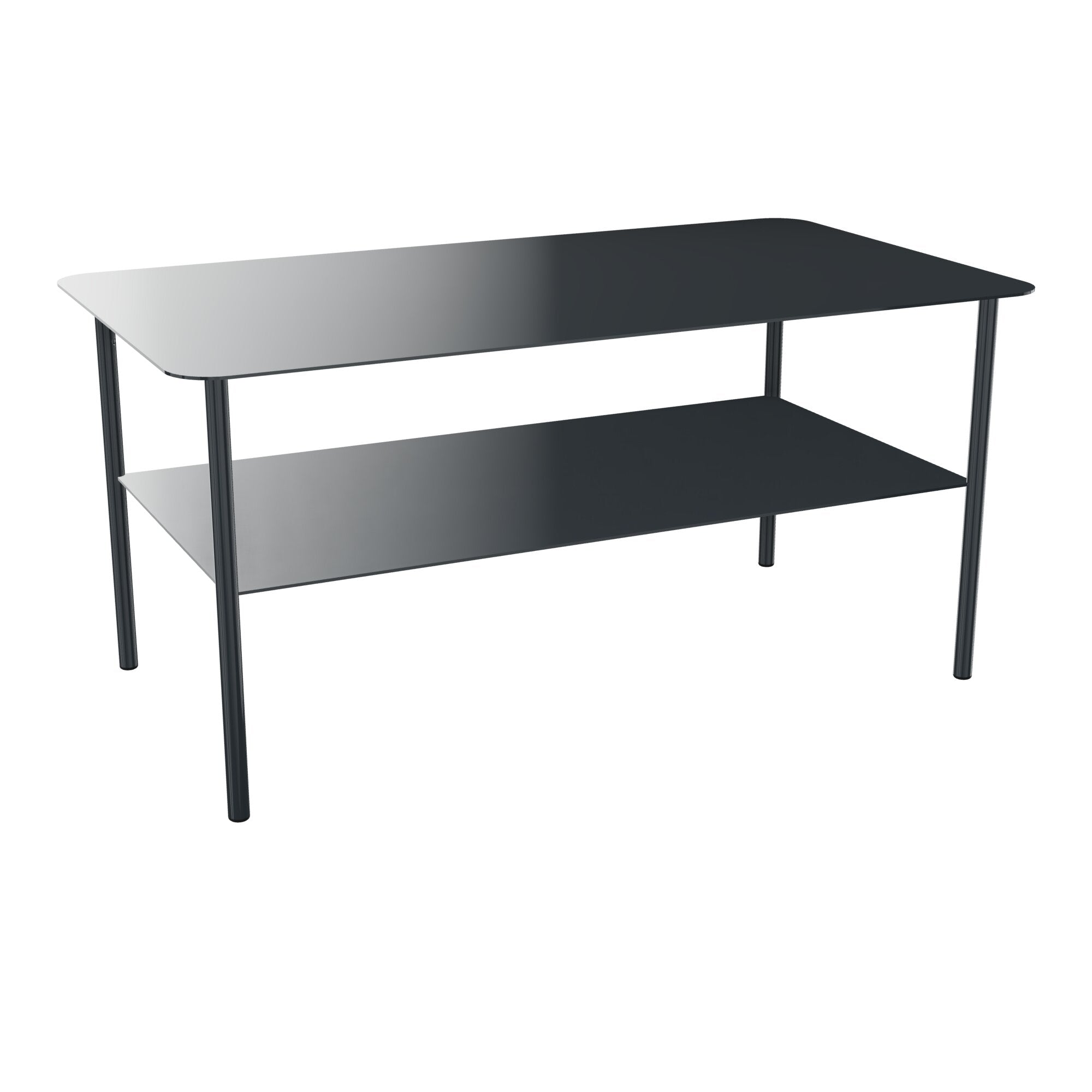 Table basse rectangulaire métallique Zélie L.90 x P.50 x H.43 cm