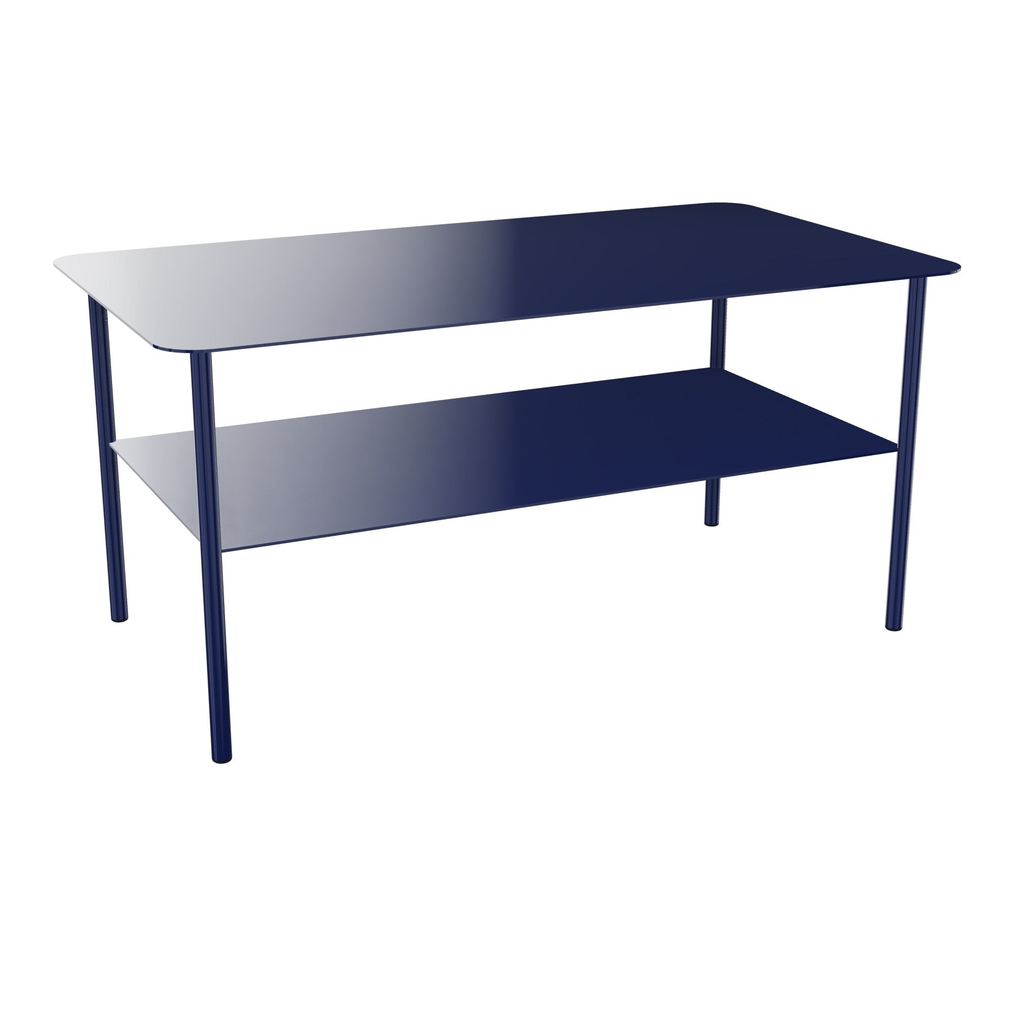 Table basse rectangulaire métallique Zélie L.90 x P.50 x H.43 cm