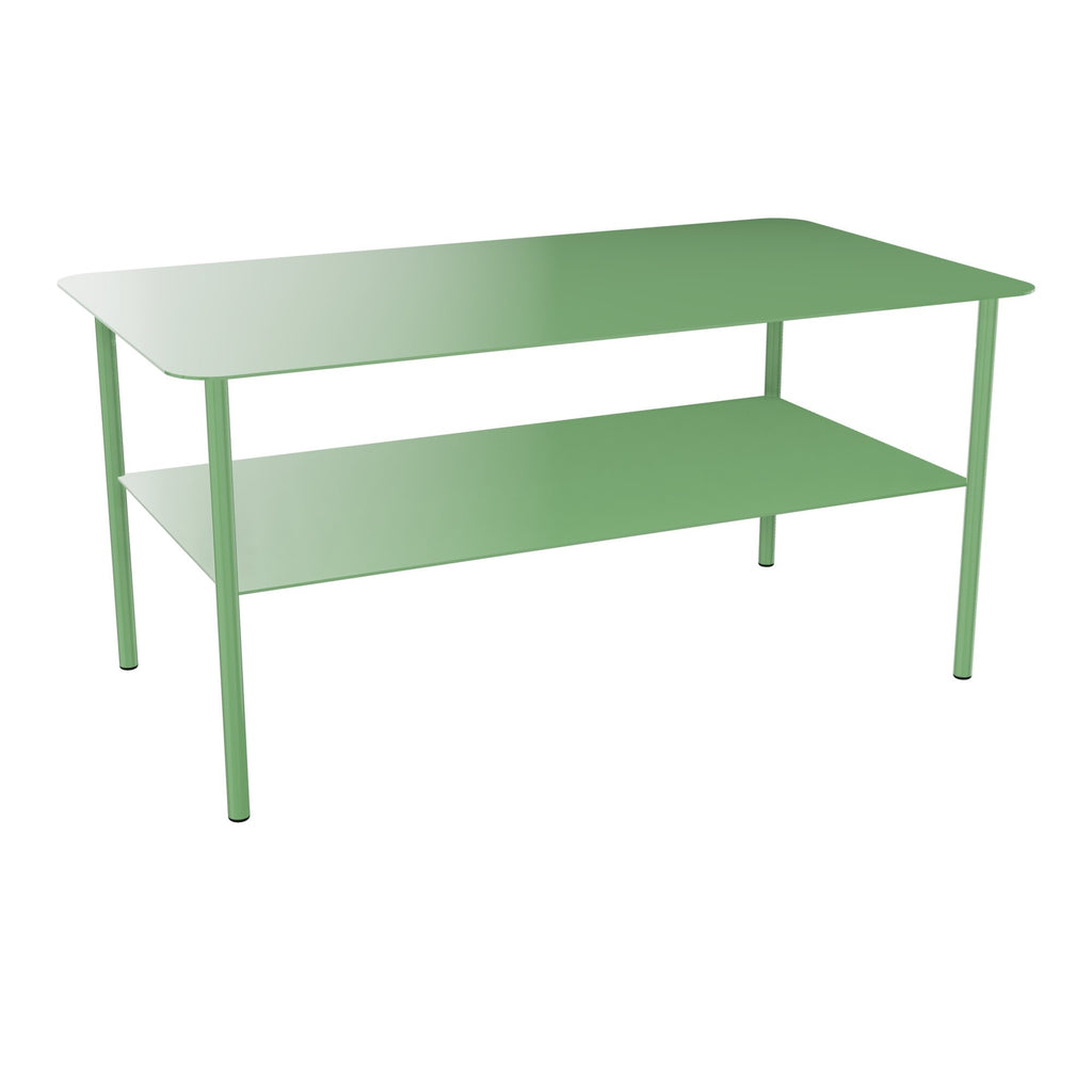 Table basse rectangulaire métallique Zélie L.90 x P.50 x H.43 cm