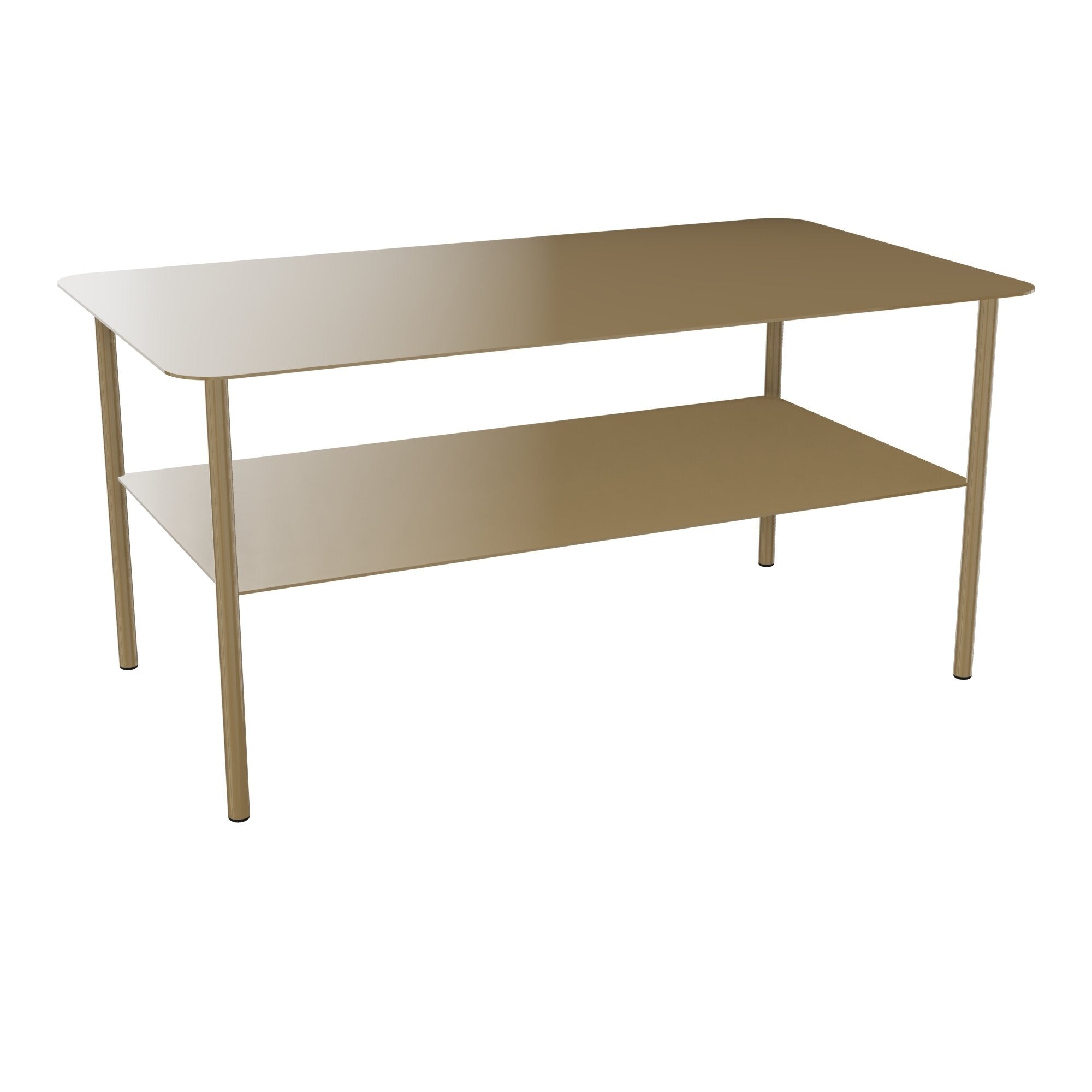 Table basse rectangulaire métallique Zélie L.90 x P.50 x H.43 cm