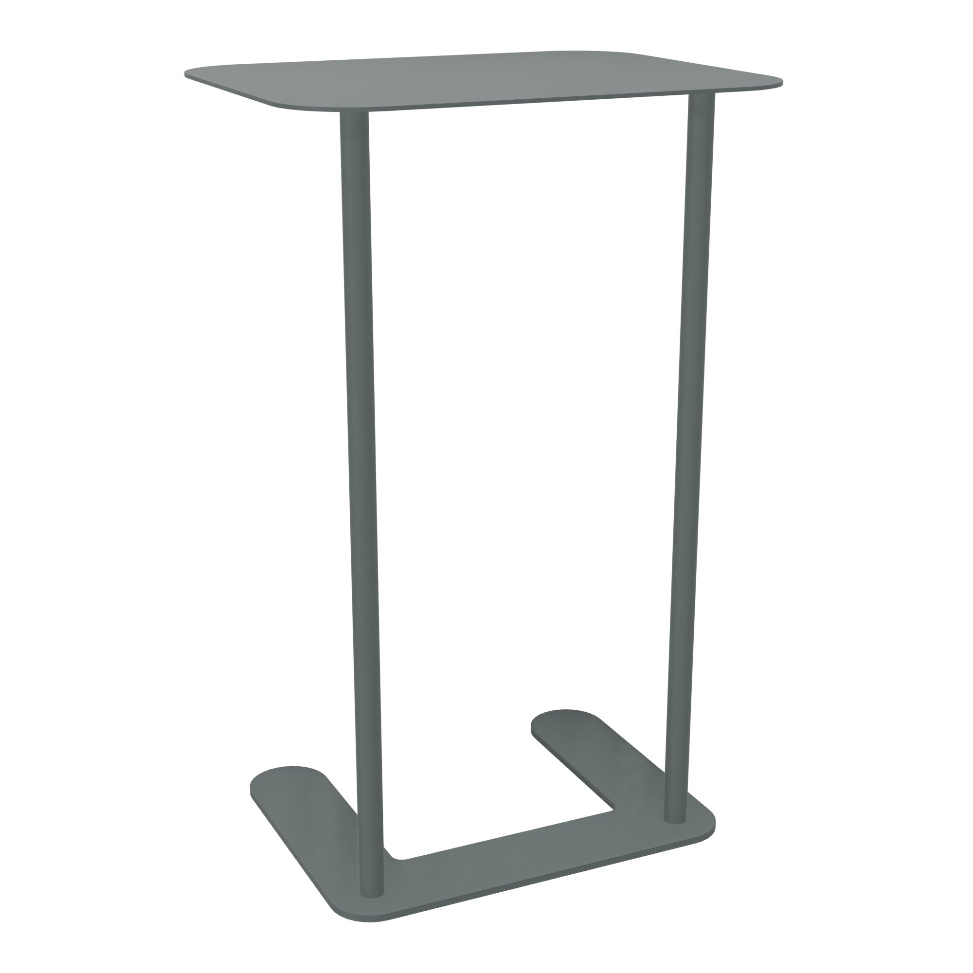 Tablette écritoire métallique Zélie L.40 x P.32 x H.63 cm