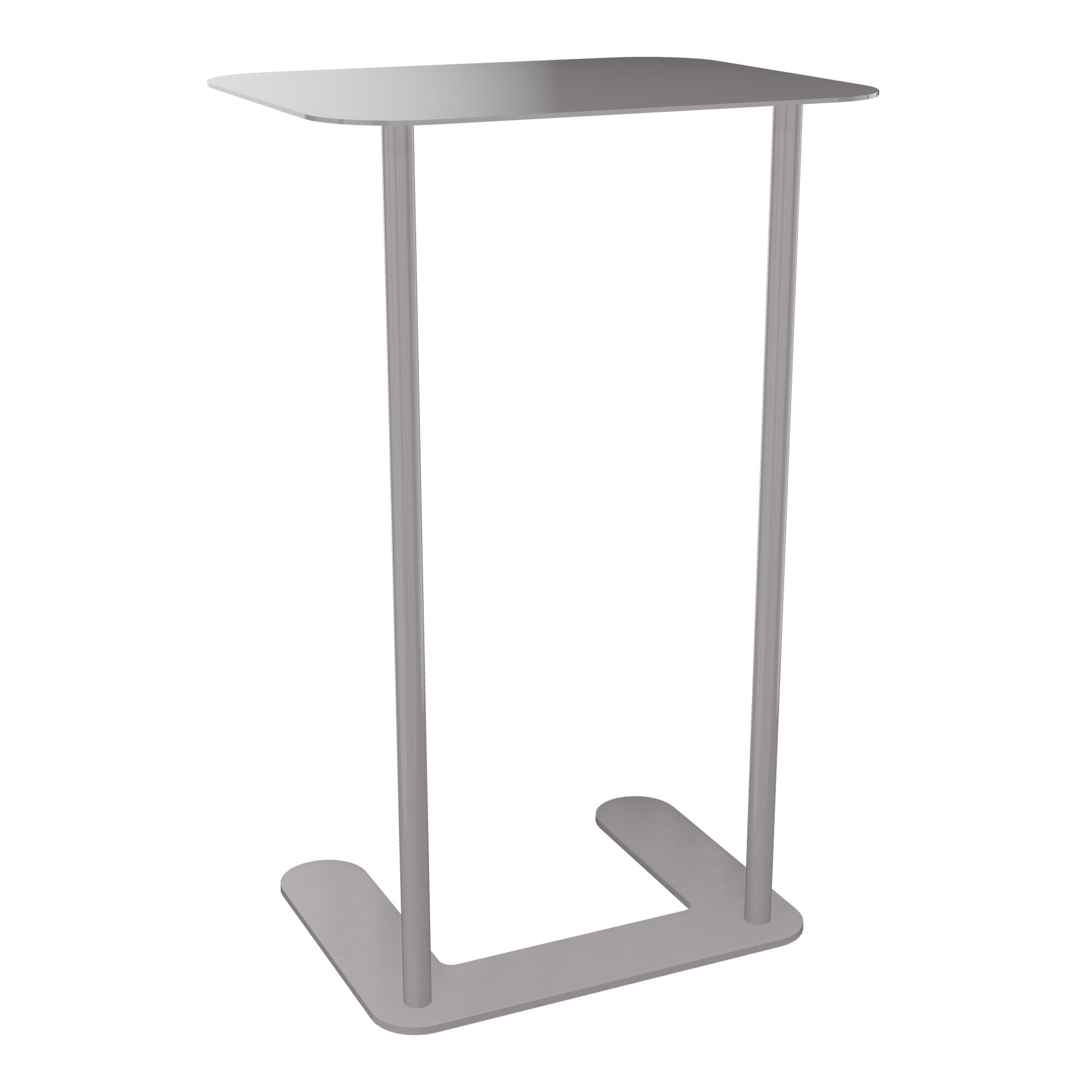 Tablette écritoire métallique Zélie L.40 x P.32 x H.63 cm