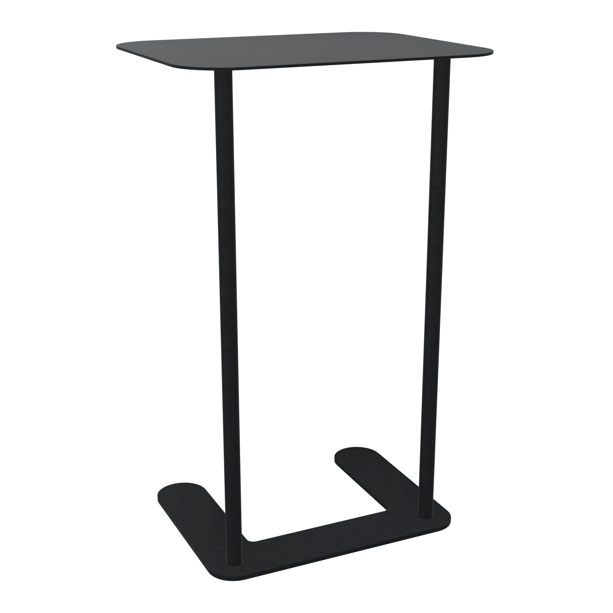 Tablette écritoire métallique Zélie L.40 x P.32 x H.63 cm